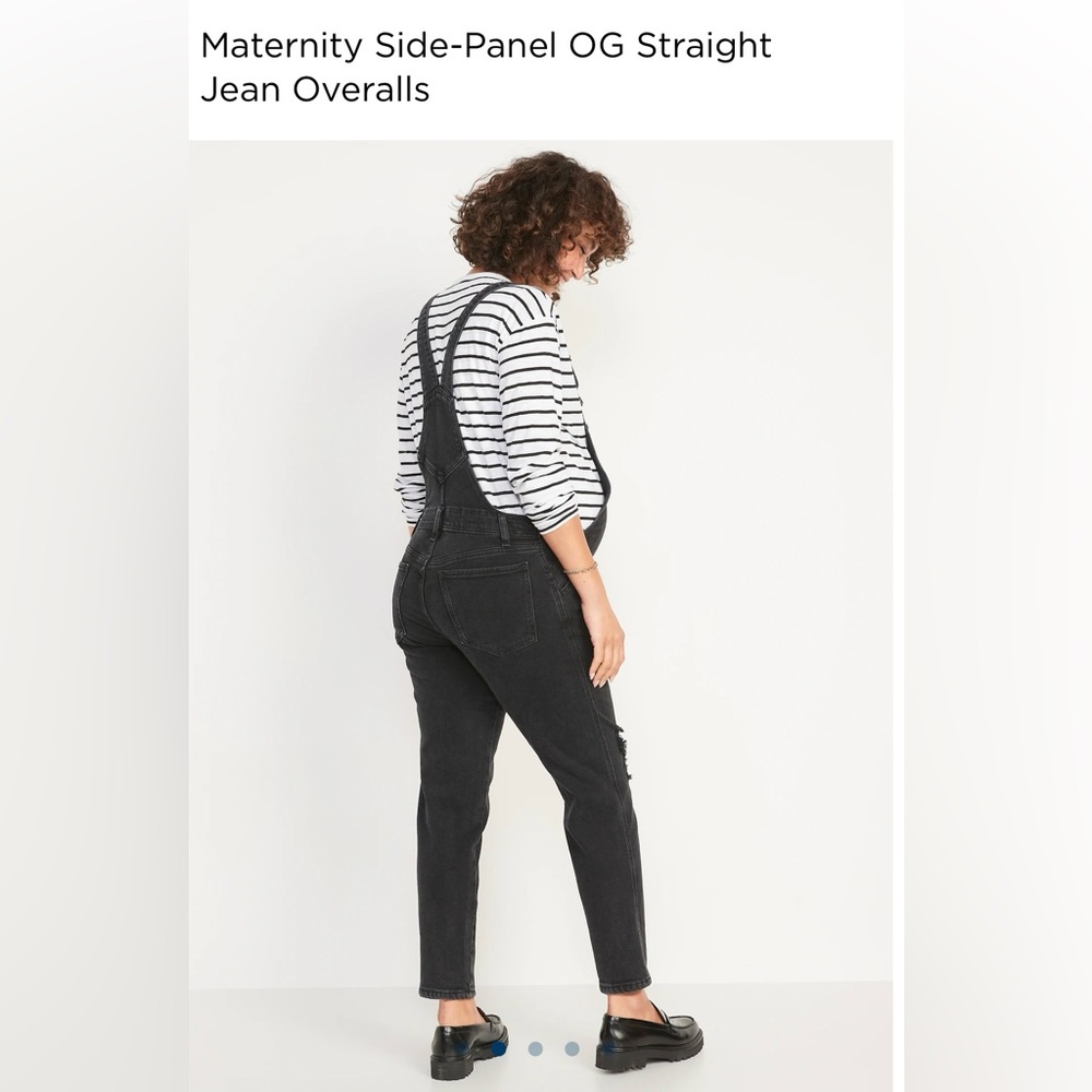 Maternity StretchSide-Panel 90’sOG Straight
Jean Overalls-washedblack Sz 14 Long - Picture 5 of 12